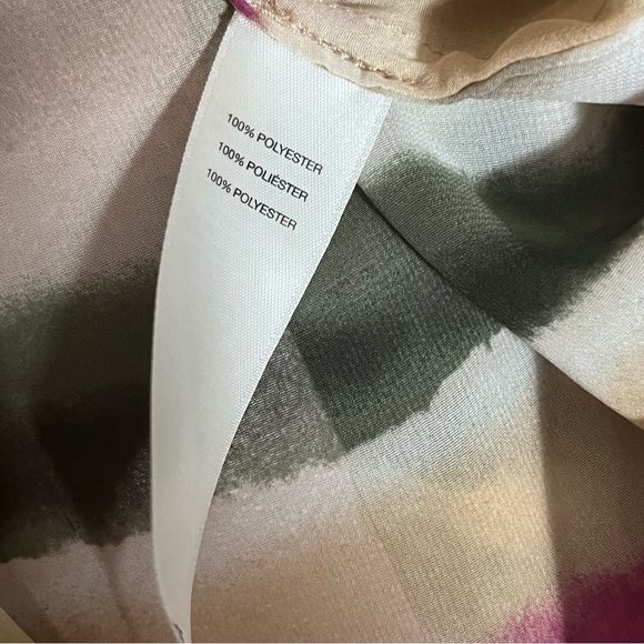 Chicos Lightweight sheer button down Boho vacation resort cruise blouse Large - Picture 4 of 9